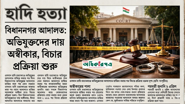 হাদি হত্যা: ভারতে গ্রেপ্তার ফয়সাল ও আলমগীরের বিরুদ্ধে ইউএপিএ (UAPA) ধারায় মামলা